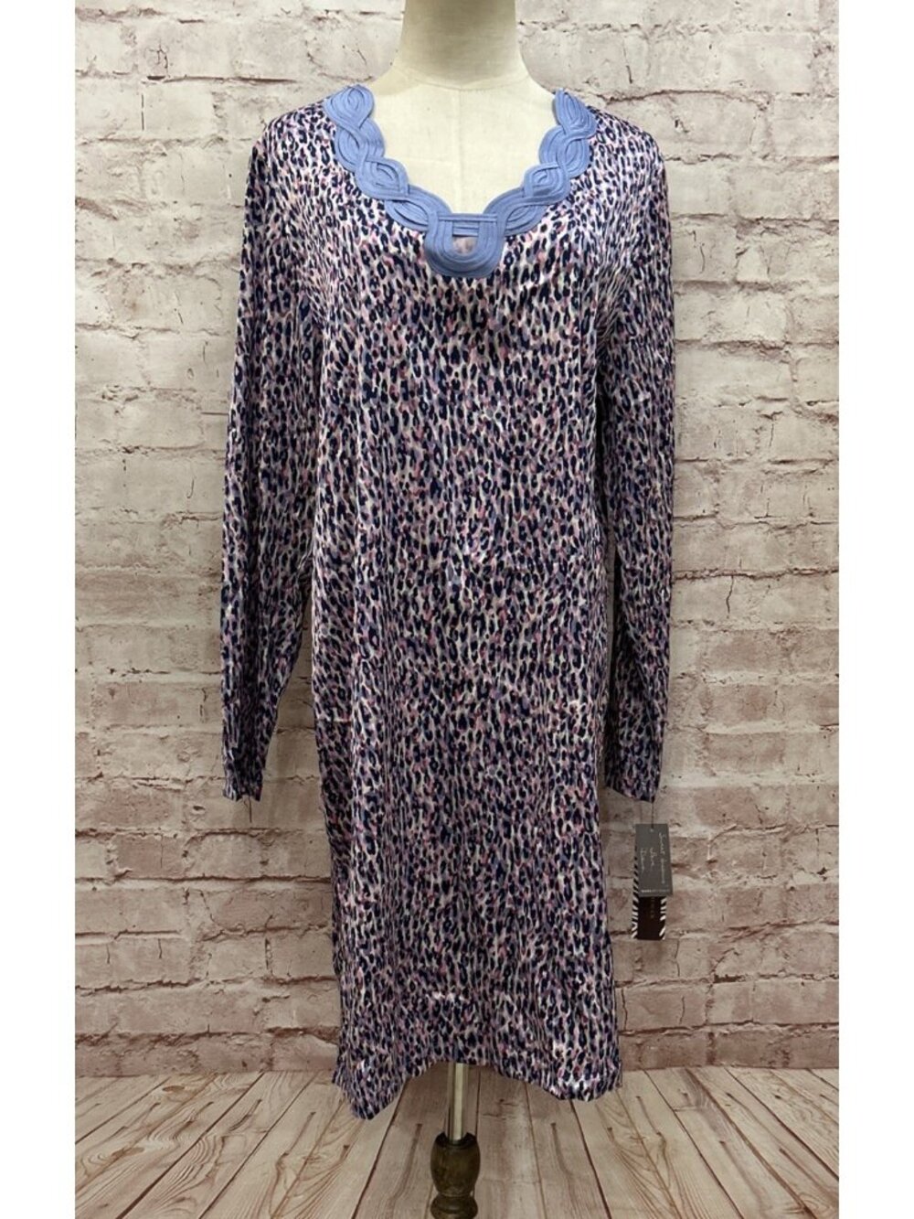 Dana Buchman Intimates Serene Luxury Missy Sleep Lounge Nightgown Size L NEW